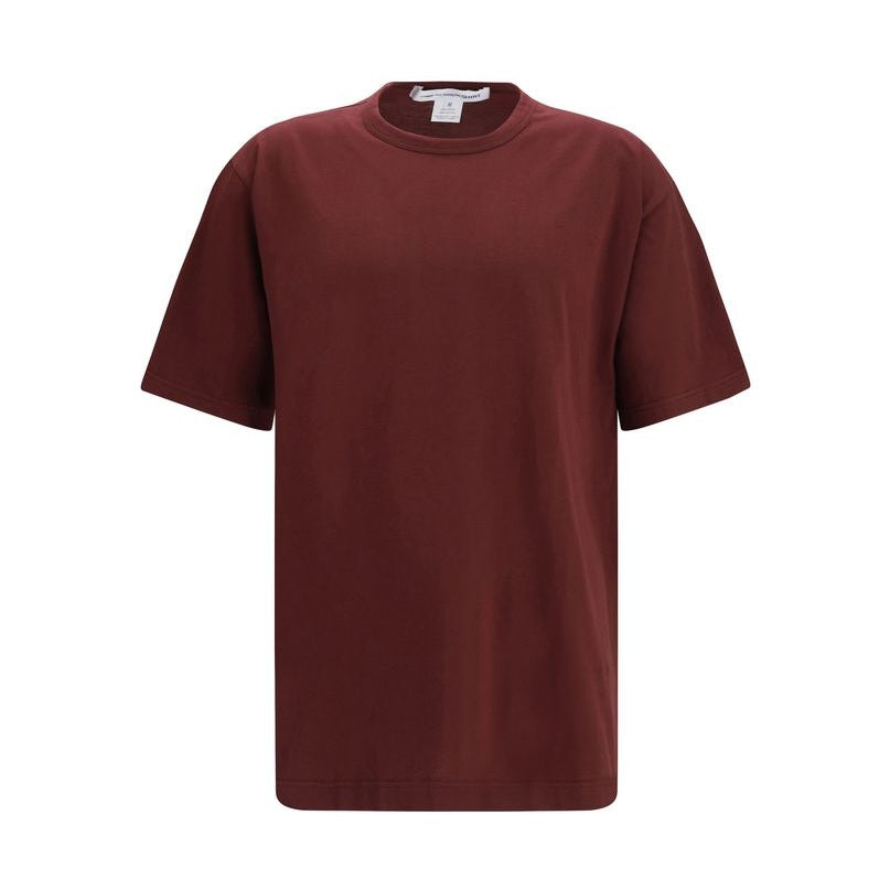 Comme Des Garçons Bordeaux Cotton T-Shirt