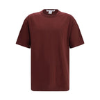 Comme Des Garçons Bordeaux Cotton T-Shirt