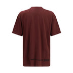 Comme Des Garçons Bordeaux Cotton T-Shirt
