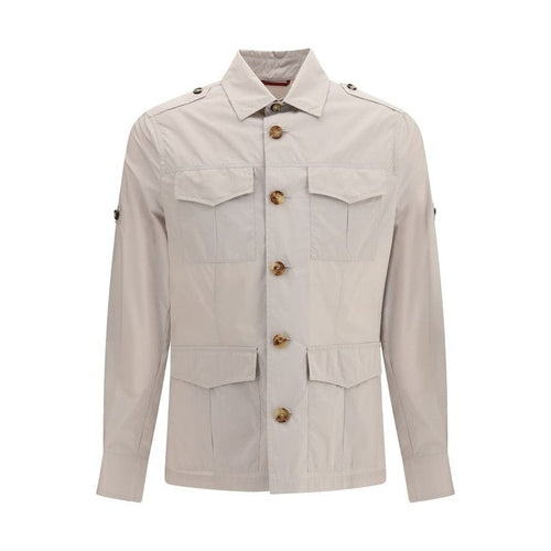 Brunello Cucinelli Beige Cotton Coat