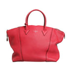 Louis Vuitton Griotte Taurillon Leather Soft Lockit MM Crossbody Bag