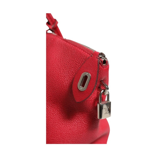 Louis Vuitton Griotte Taurillon Leather Soft Lockit MM Crossbody Bag