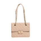 Chanel Quilted Leather Beauty Lock Flap Bag