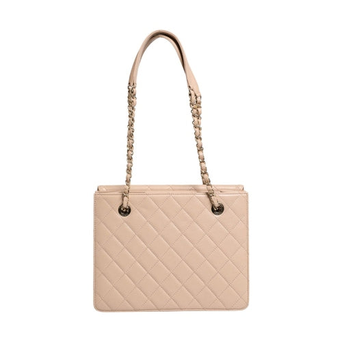 Chanel Quilted Leather Beauty Lock Flap Bag