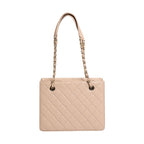 Chanel Quilted Leather Beauty Lock Flap Bag