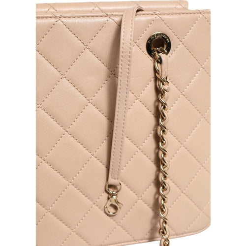 Chanel Quilted Leather Beauty Lock Flap Bag