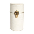Louis Vuitton Travel Case White Epi Leather