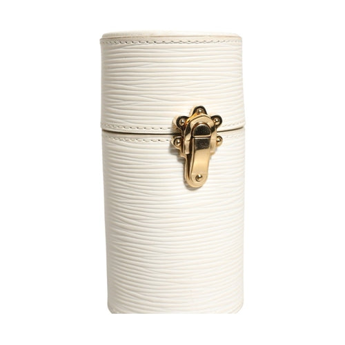 Louis Vuitton Travel Case White Epi Leather