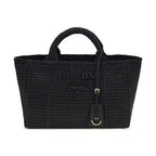 Prada Black Viscose Shoulder Bag