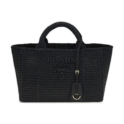 Prada Black Viscose Shoulder Bag