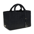 Prada Black Viscose Shoulder Bag