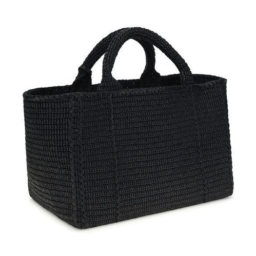 Prada Black Viscose Shoulder Bag