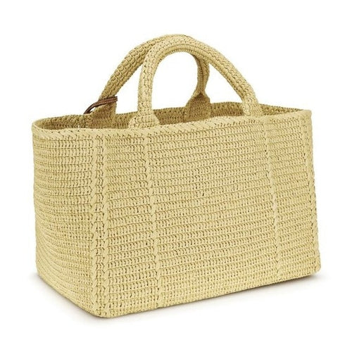 Prada Beige Viscose Shoulder Bag