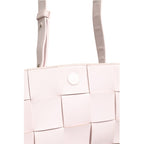 Bottega Veneta Pink Intrecciato Cassette Shoulder Bag