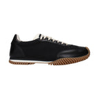 Stella McCartney Black Fabric Low Top Sneakers