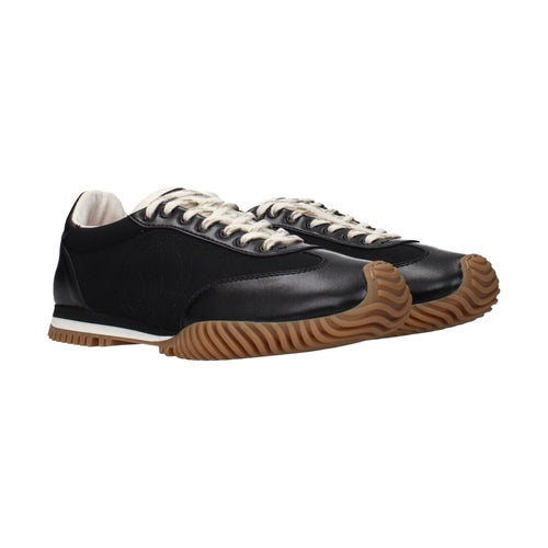 Stella McCartney Black Fabric Low Top Sneakers