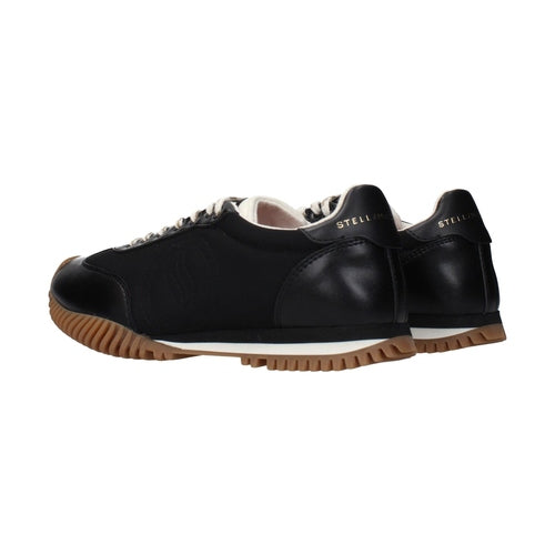Stella McCartney Black Fabric Low Top Sneakers