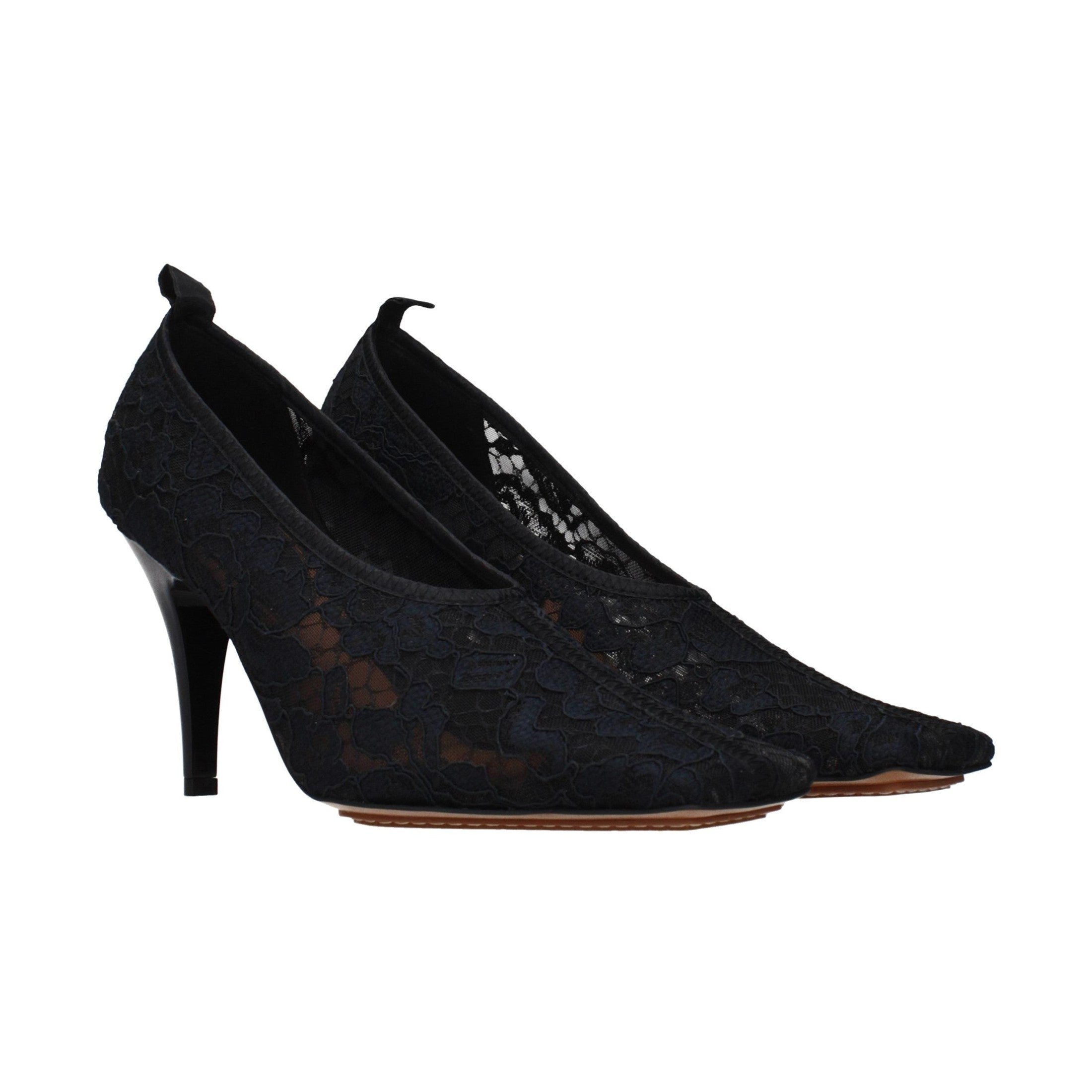 Stella McCartney Black Fabric Pumps
