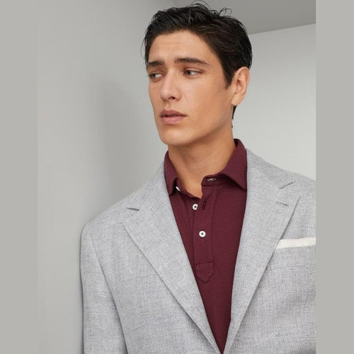 Brunello Cucinelli Gray Linen Blazer