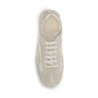 Prada Beige Calf Leather Bos Taurus Sneakers
