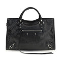 Balenciaga Black Lamb Ovis Aries Aries Shoulder Bag