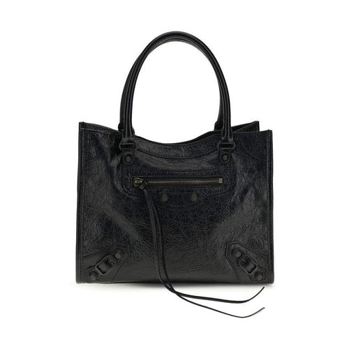 Balenciaga Black Lamb Ovis Aries Aries Shoulder Bag
