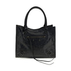 Balenciaga Black Lamb Ovis Aries Aries Shoulder Bag