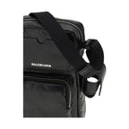 Balenciaga Black Lamb Ovis Aries Aries Shoulder Bag
