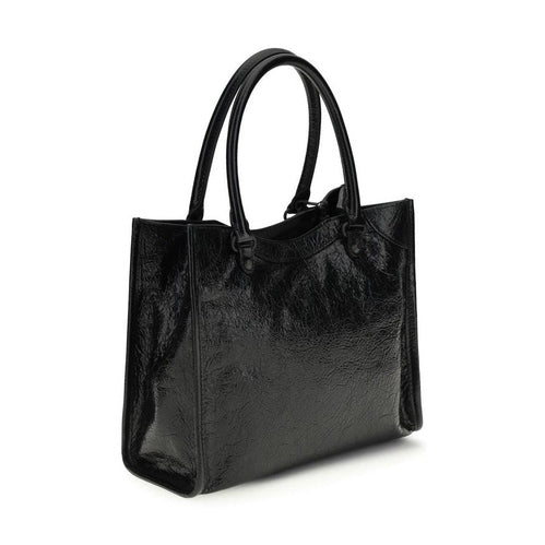 Balenciaga Black Lamb Ovis Aries Aries Shoulder Bag