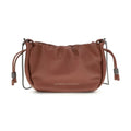 Brunello Cucinelli Brown Calf Leather Bos Taurus Shoulder Bag