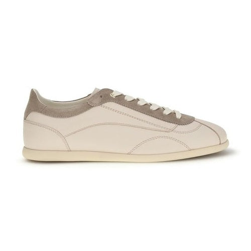 Brunello Cucinelli Beige Leather Low Top Sneakers