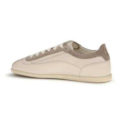 Brunello Cucinelli Beige Leather Low Top Sneakers