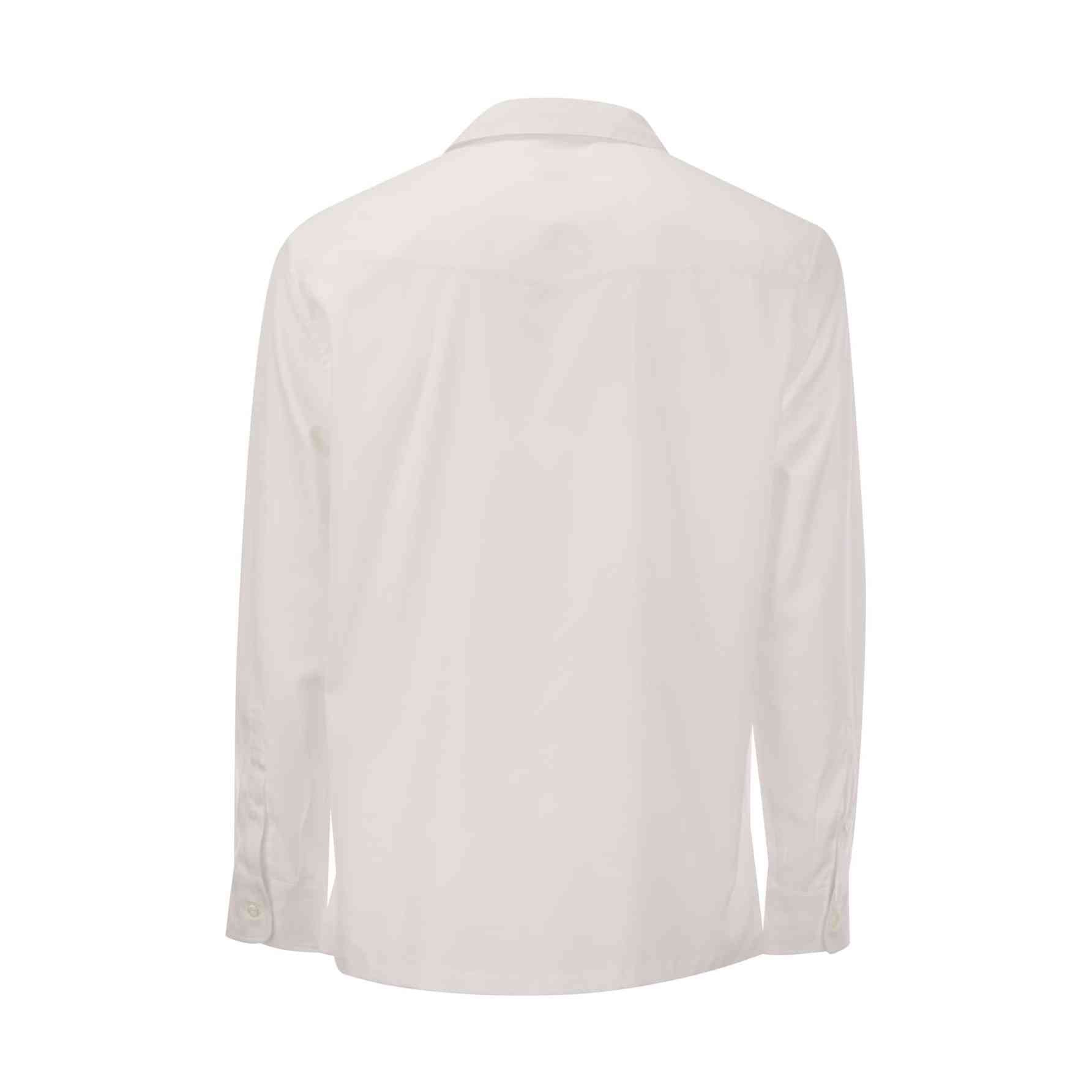 Brunello Cucinelli White Cotton Shirt