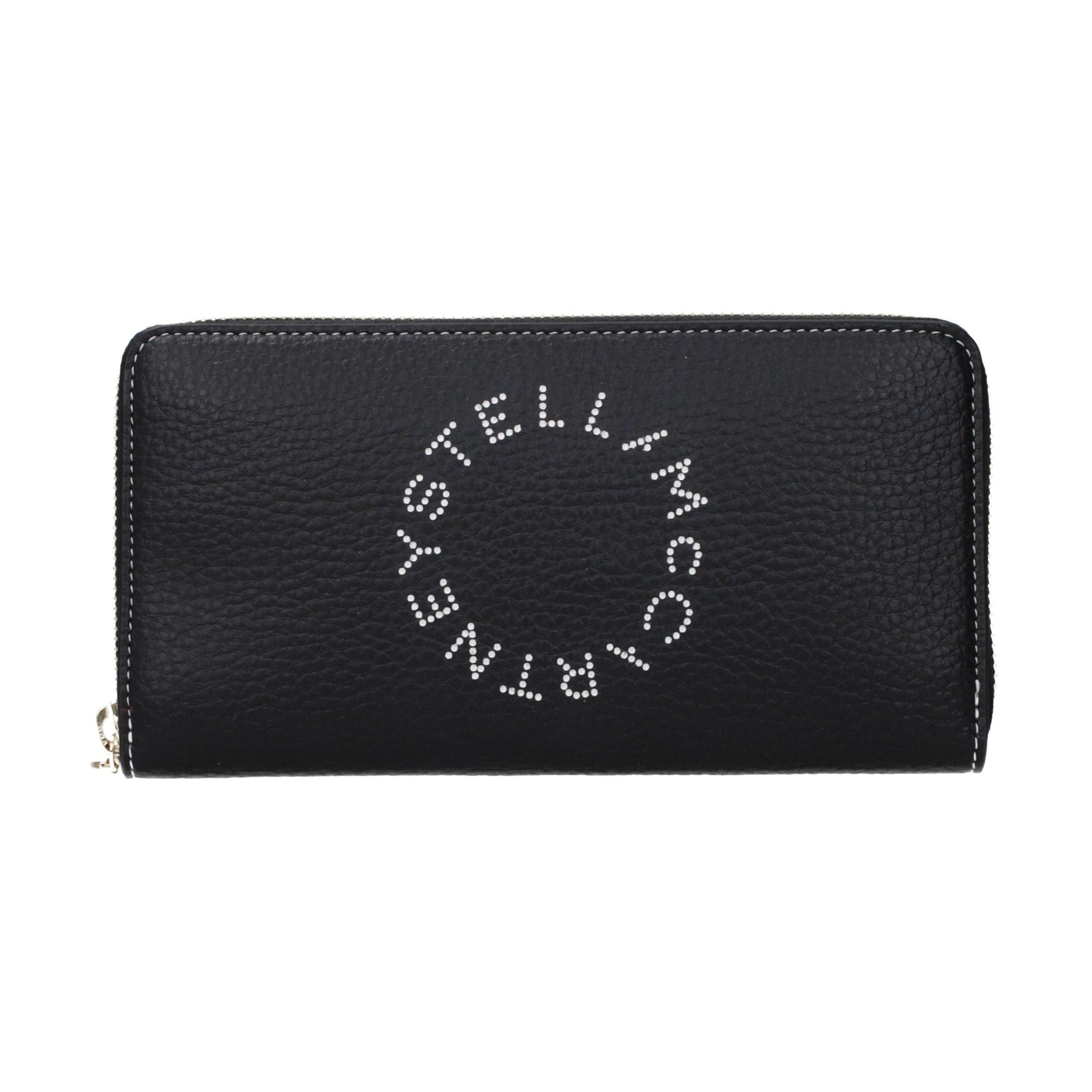 Stella McCartney Black Leather Wallet