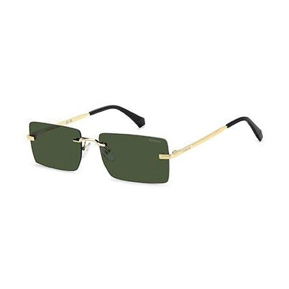 Polaroid Gold Metal Sunglasses