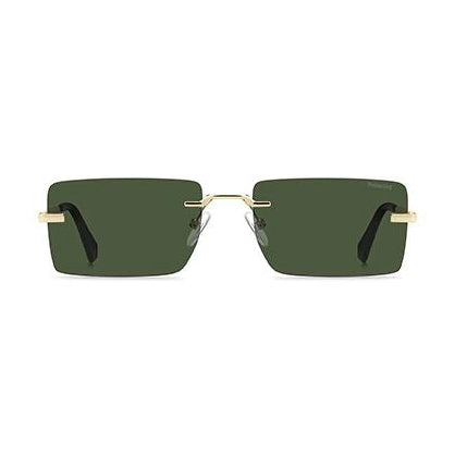 Polaroid Gold Metal Sunglasses