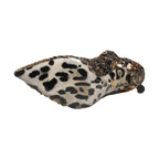 Dolce & Gabbana Gold Leopard Sequin Sock Ankle Boots Shoes