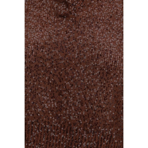 Brunello Cucinelli Bordeaux Linen Pattern Shirt