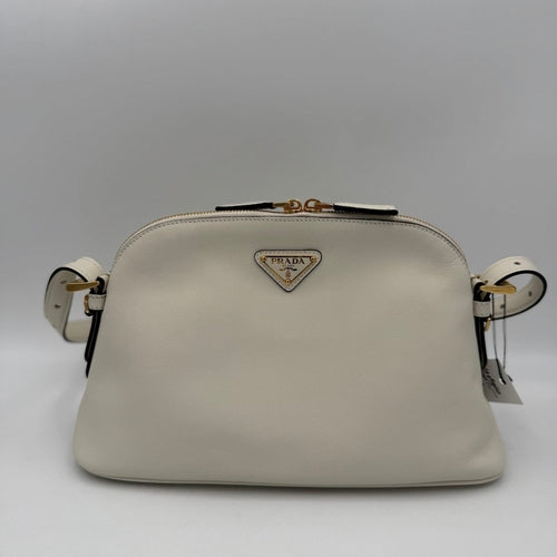 Prada PRADA Bauletto BOWLING in Leather Handbag