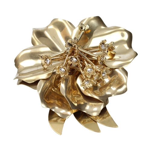 Miu Miu Gold Metal Broch