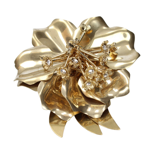 Miu Miu Gold Metal Broch