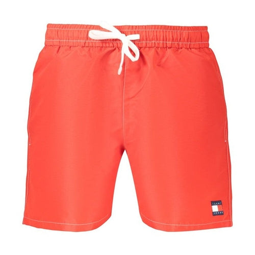 Tommy Hilfiger Rosso Polyester Men's Swim Short