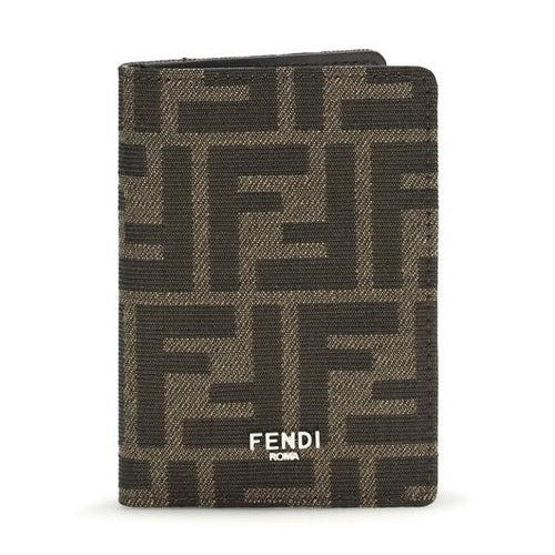 Fendi Brown Calf Leather Bos Taurus Wallet