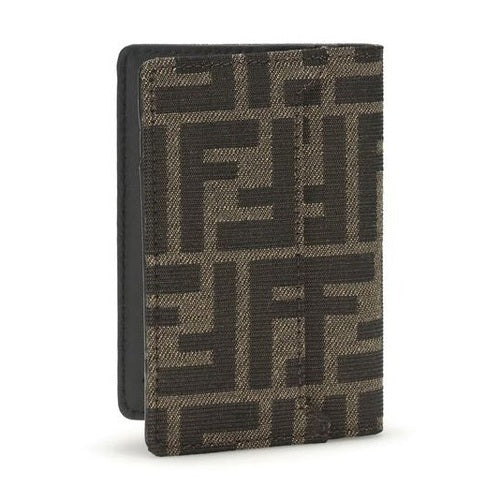 Fendi Brown Calf Leather Bos Taurus Wallet