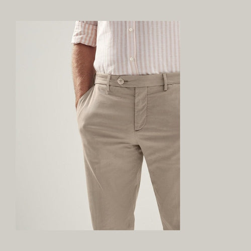 Brunello Cucinelli Orange Cotton Casual Pants
