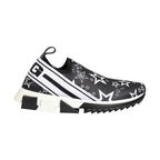 Dolce & Gabbana Black Stars Logo SORRENTO Sneakers Shoes