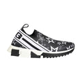 Dolce & Gabbana Black Stars Logo SORRENTO Sneakers Shoes