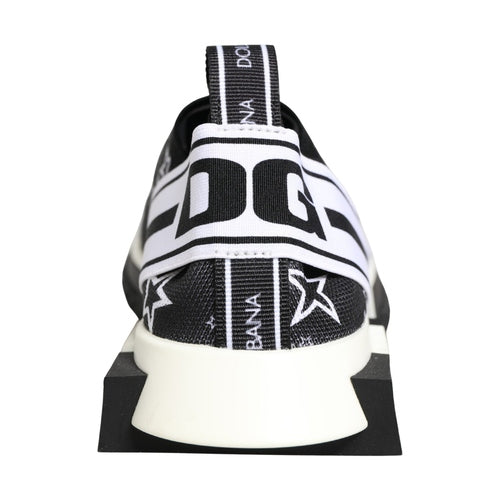 Dolce & Gabbana Black Stars Logo SORRENTO Sneakers Shoes