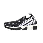Dolce & Gabbana Black Stars Logo SORRENTO Sneakers Shoes