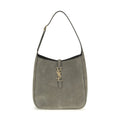 Saint Laurent Gray Calf Leather Bos Taurus Shoulder Bag
